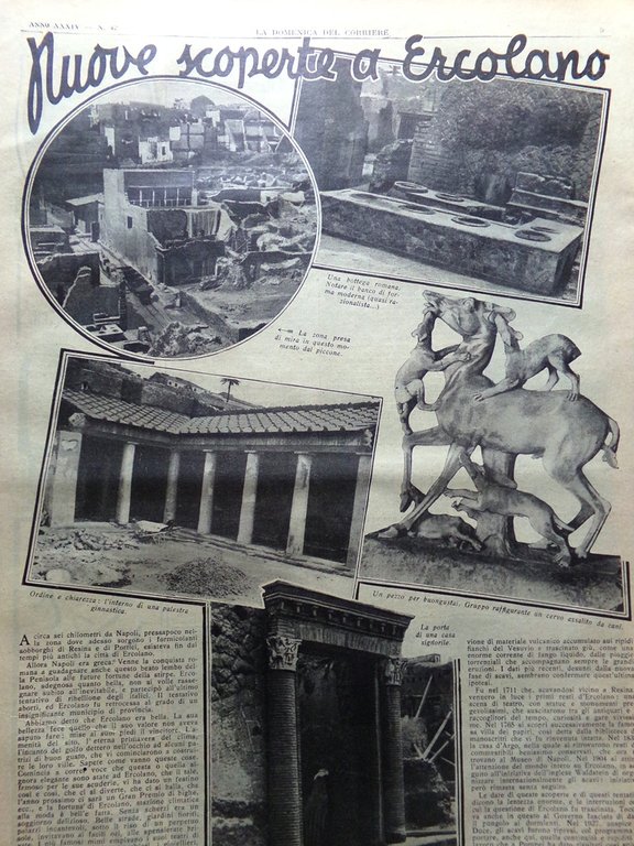 La Domenica del Corriere 16 Ottobre 1932 Ercolano Hendon Eritrea …