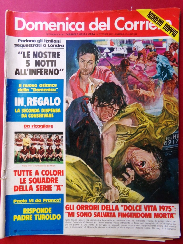 La Domenica del Corriere 16 Ottobre 1975 Duvalier Campionato Medio …