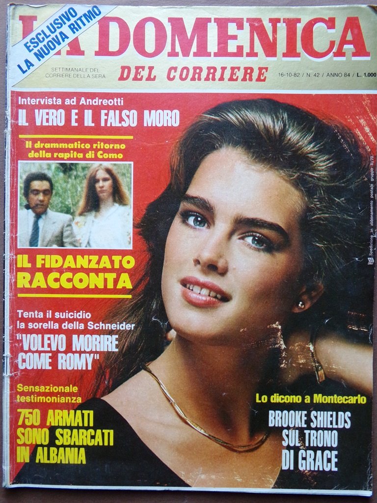 La Domenica del Corriere 16 Ottobre 1982 Shields Alboreto Bertè …