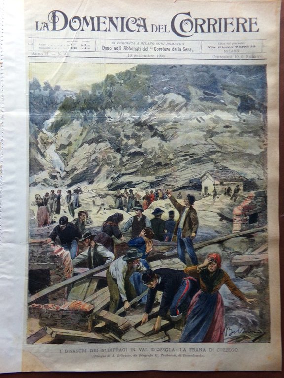 La Domenica del Corriere 16 Settembre 1900 Premosello Feste Ivrea … | Immagine Gallery 1