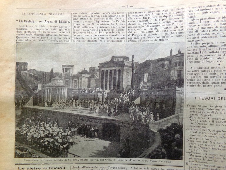 La Domenica del Corriere 16 Settembre 1906 Corsa all'oro Giacosa …