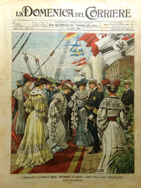 La Domenica del Corriere 17 Aprile 1904 Terremoto Abruzzo Biga … | Immagine Gallery 2