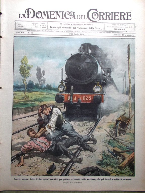 La Domenica del Corriere 17 Aprile 1910 Tappeto Sacro Etna … | Immagine Gallery 1