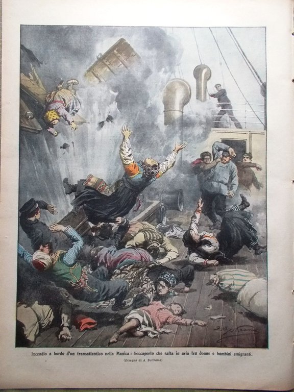 La Domenica del Corriere 17 Aprile 1910 Tappeto Sacro Etna … | Immagine Gallery 3