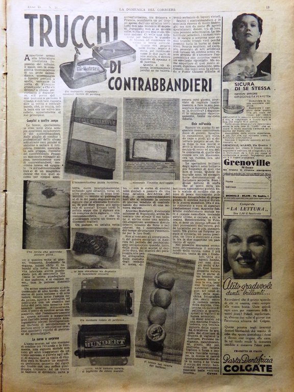 La Domenica del Corriere 17 Aprile 1938 Invalidi Lavoro Settimana … | Immagine Gallery 4