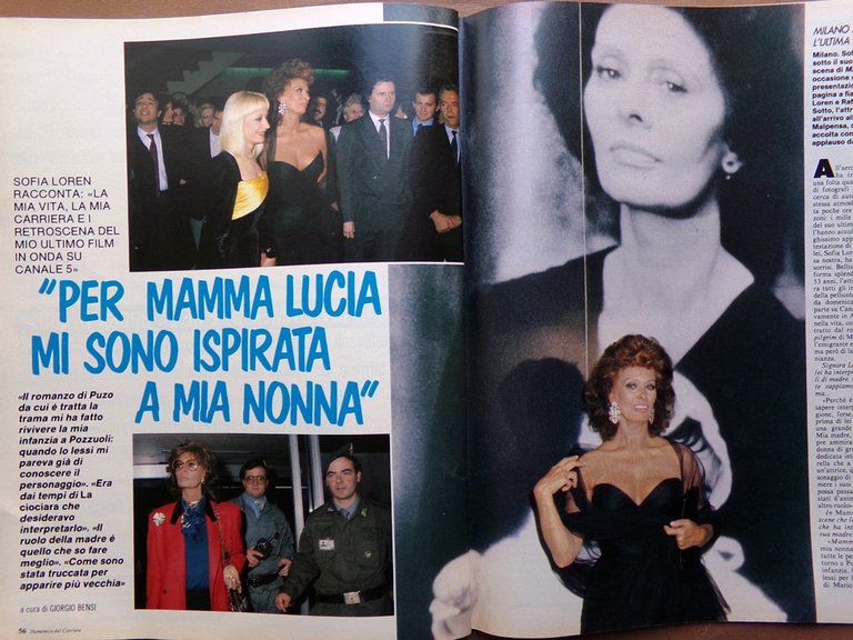 La Domenica del Corriere 17 Aprile 1988 Von Karajan Loren …