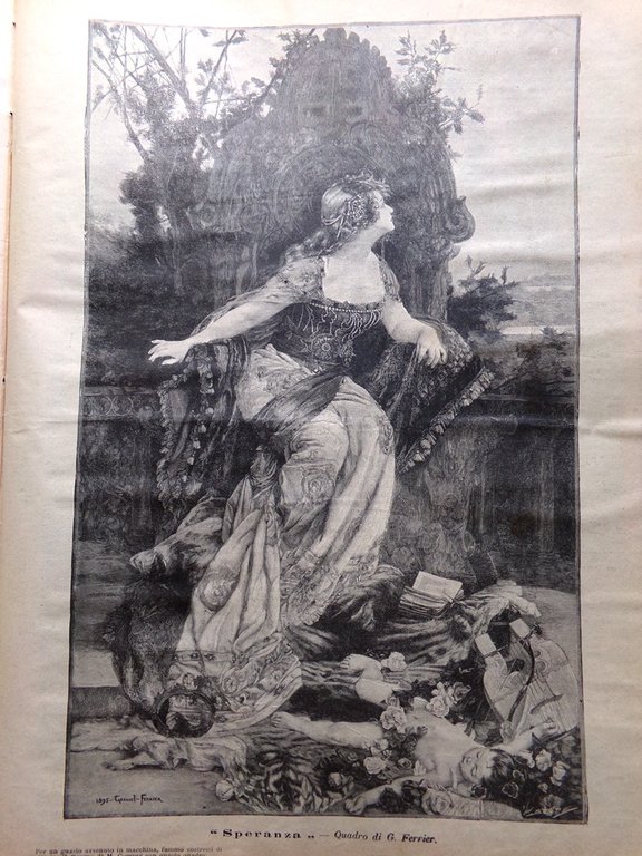 La Domenica del Corriere 17 Dicembre 1899 Croce Rossa Orange …