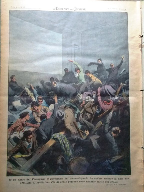 La Domenica del Corriere 17 Dicembre 1938 Spagna Bombe Scoperta … | Immagine Gallery 3