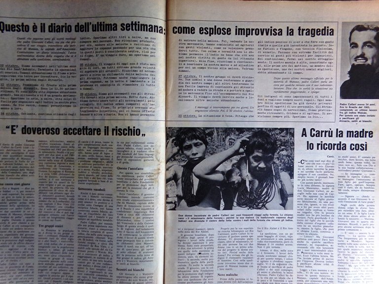 La Domenica del Corriere 17 Dicembre 1968 Avola Polizia Teatro …