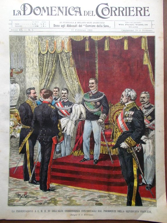 La Domenica del Corriere 17 Febbraio 1901 Funerali Regina Vittoria … | Immagine Gallery 1