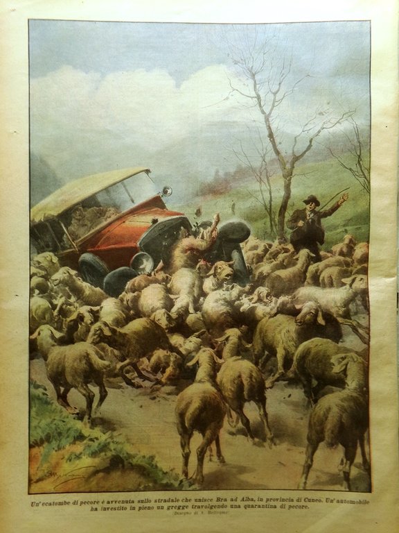 La Domenica del Corriere 17 Gennaio 1932 Arresto di Gandhi …