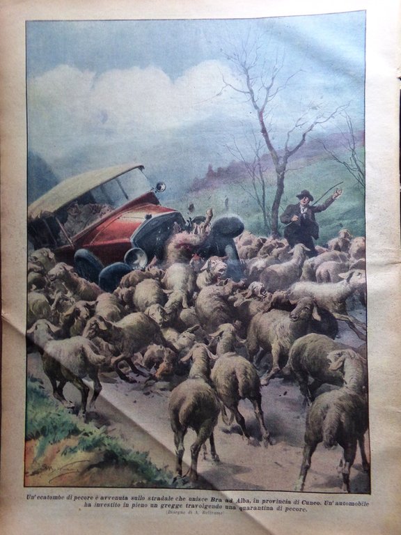 La Domenica del Corriere 17 Gennaio 1932 Arresto di Gandhi …