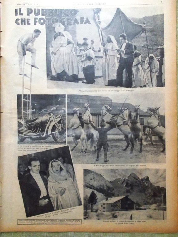 La Domenica del Corriere 17 Gennaio 1937 Pio XI Giuliana … | Immagine Gallery 2