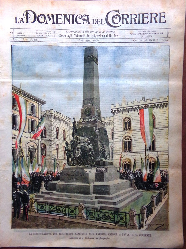 La Domenica del Corriere 17 Giugno 1900 Tatuaggi Pusterla dei …