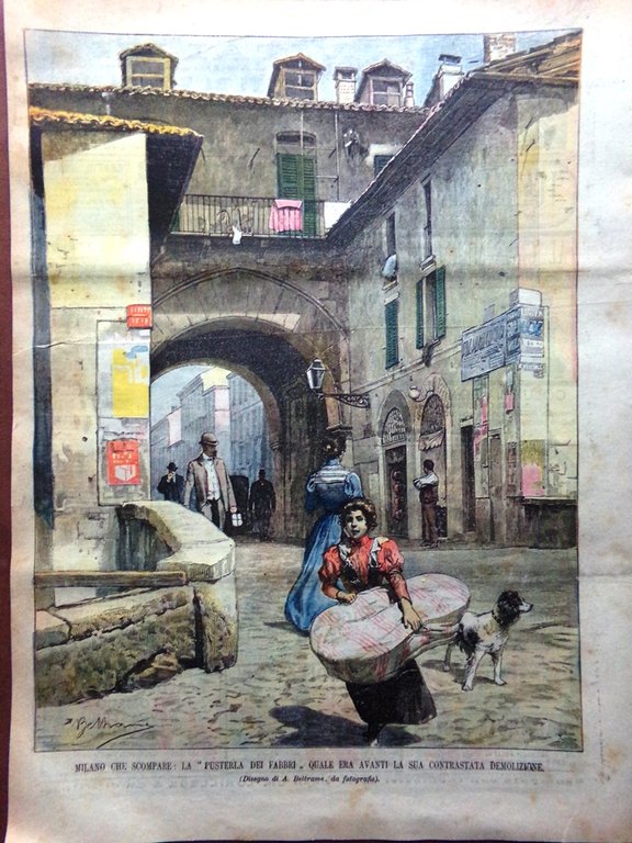 La Domenica del Corriere 17 Giugno 1900 Tatuaggi Pusterla dei …