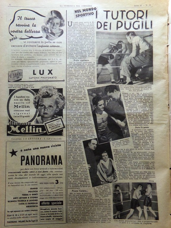 La Domenica del Corriere 17 Giugno 1939 Thetis Spagna Cambio …