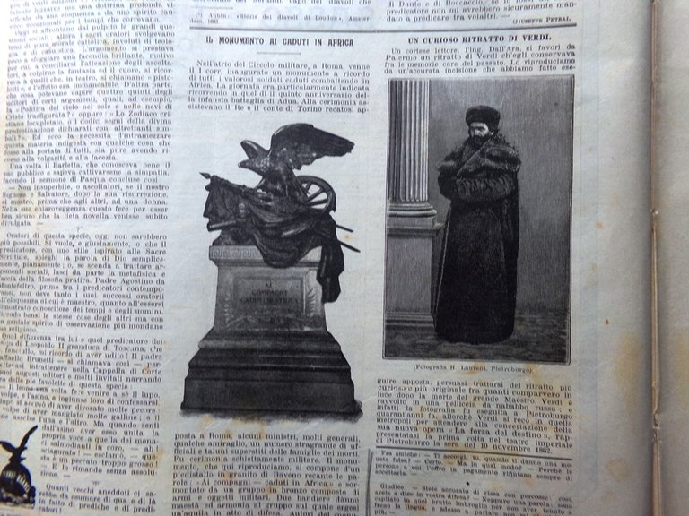 La Domenica del Corriere 17 Marzo 1901 Tumulti Palermo Mostri …