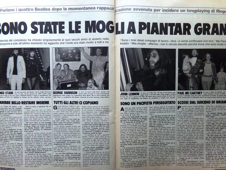 La Domenica del Corriere 17 Marzo 1974 Sanremo Beatles Scapoli …