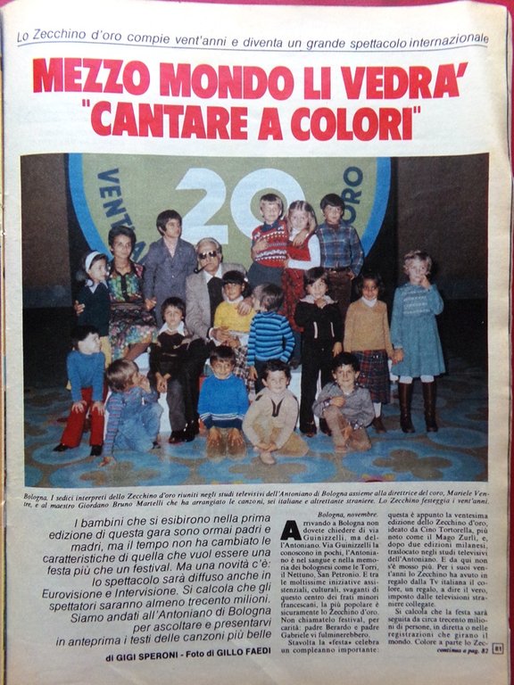 La Domenica del Corriere 17 Novembre 1977 Mino Fellini Zecchino … | Immagine Gallery 2