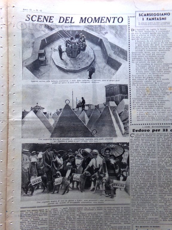 La Domenica del Corriere 17 Ottobre 1943 WW2 Radio Vaticana …