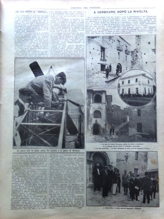 La Domenica del Corriere 17 Settembre 1911 Manica Nizza Mecnikov …