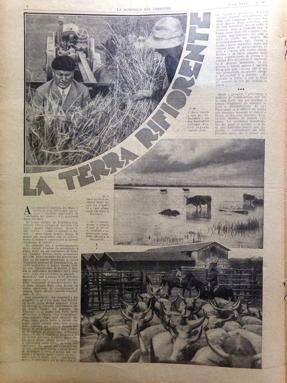 La Domenica del Corriere 17 Settembre 1933 Camicie Nere Campo …