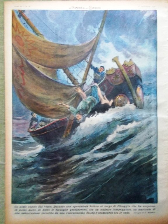 La Domenica del Corriere 17 Settembre 1950 Sciftà Louis Pubblicità …