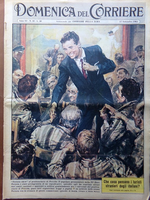 La Domenica del Corriere 17 Settembre 1961 Tortora Papa Baker … | Immagine Gallery 1