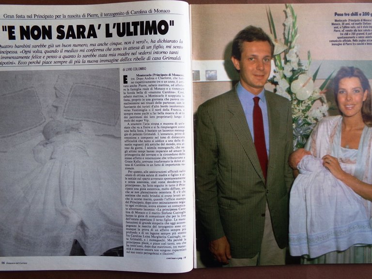 La Domenica del Corriere 17 Settembre 1987 Madonna Wojty?a Whittle …