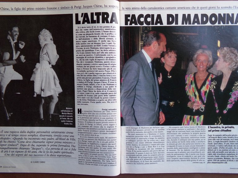 La Domenica del Corriere 17 Settembre 1987 Madonna Wojty?a Whittle …