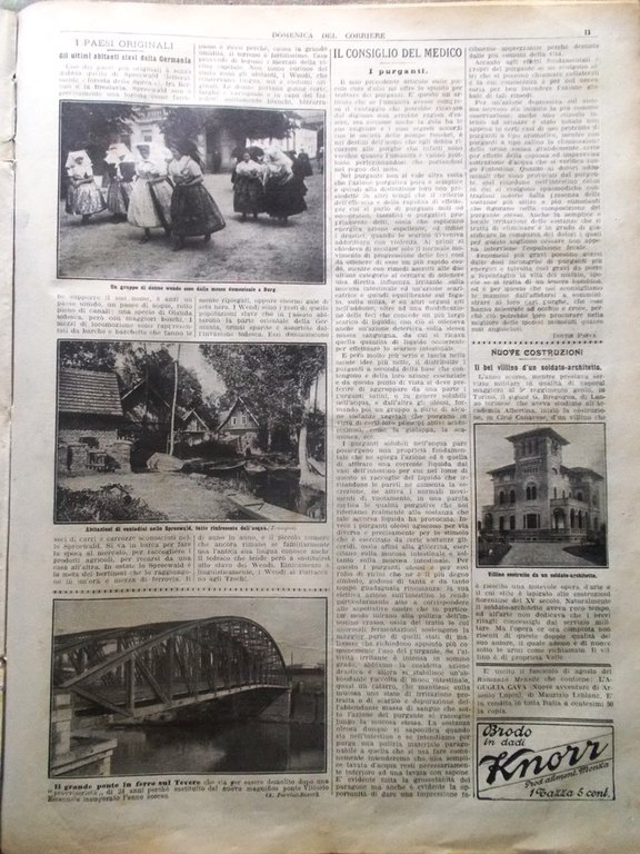 La Domenica del Corriere 18 Agosto 1912 Eruzione Etna Frana …