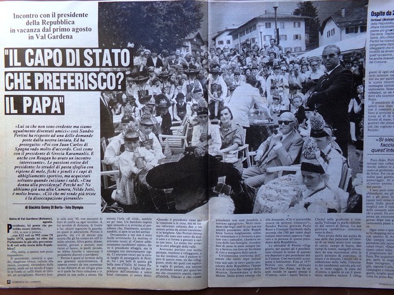La Domenica del Corriere 18 Agosto 1984 Olimpiadi Pertini Burton …