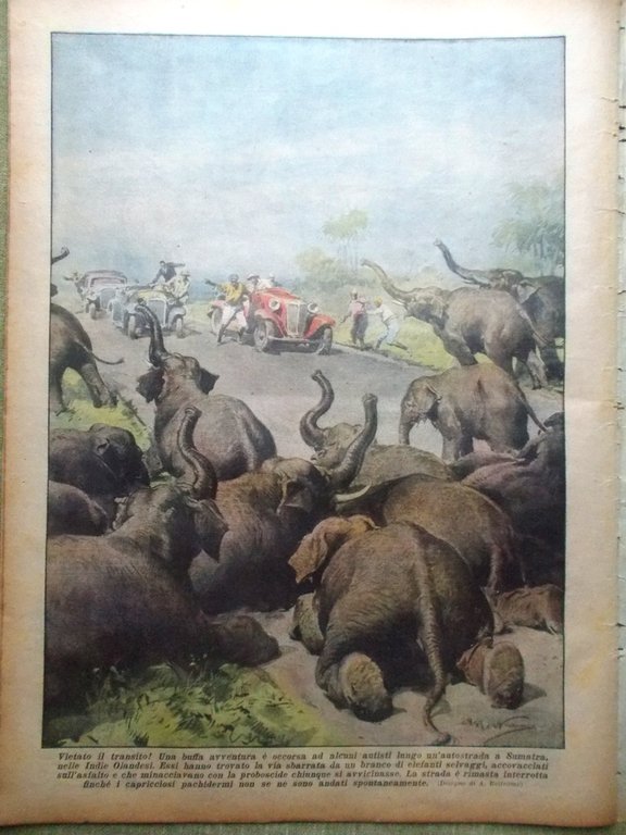 La Domenica del Corriere 18 Aprile 1937 Rosa d'Oro Mercadante … | Immagine Gallery 4