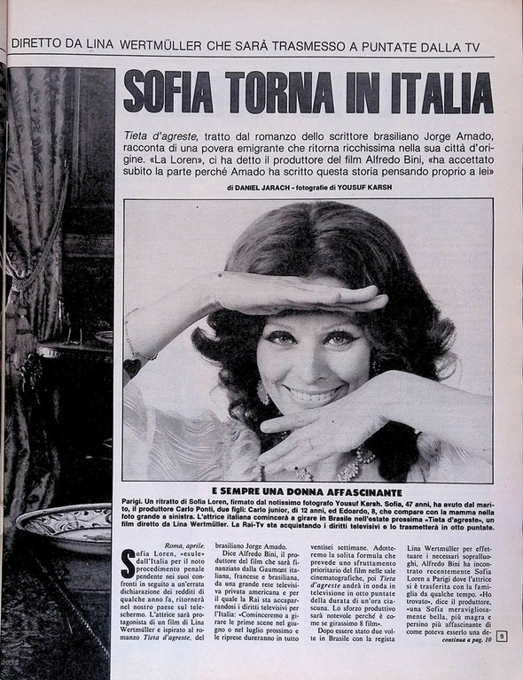 La Domenica del Corriere 18 Aprile 1981 Giotto Sofia Loren …