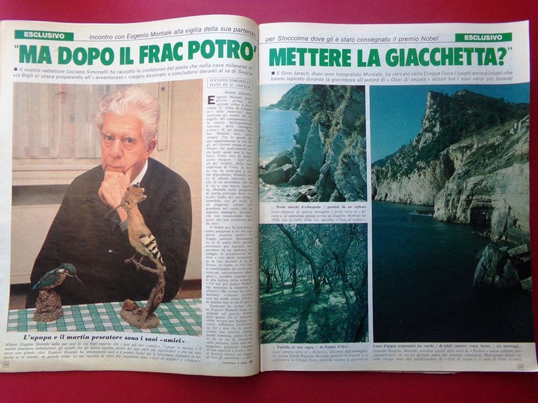 La Domenica del Corriere 18 Dicembre 1975 Nobel Montale Bianca …