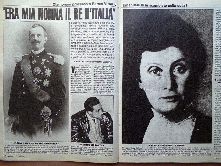 La Domenica del Corriere 18 Dicembre 1982 Sant'Ansano Rossi Re …