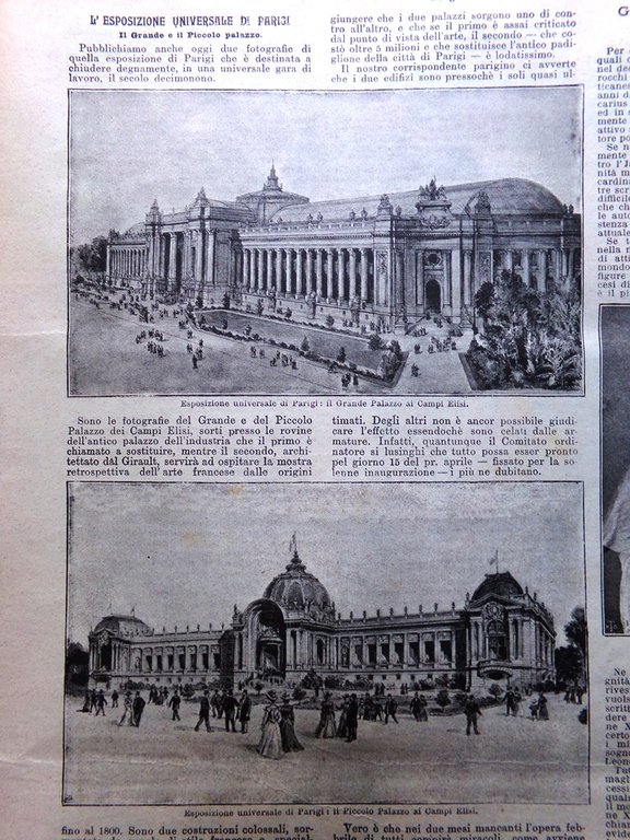 La Domenica del Corriere 18 Febbraio 1900 Svampa Bertarelli Touring …