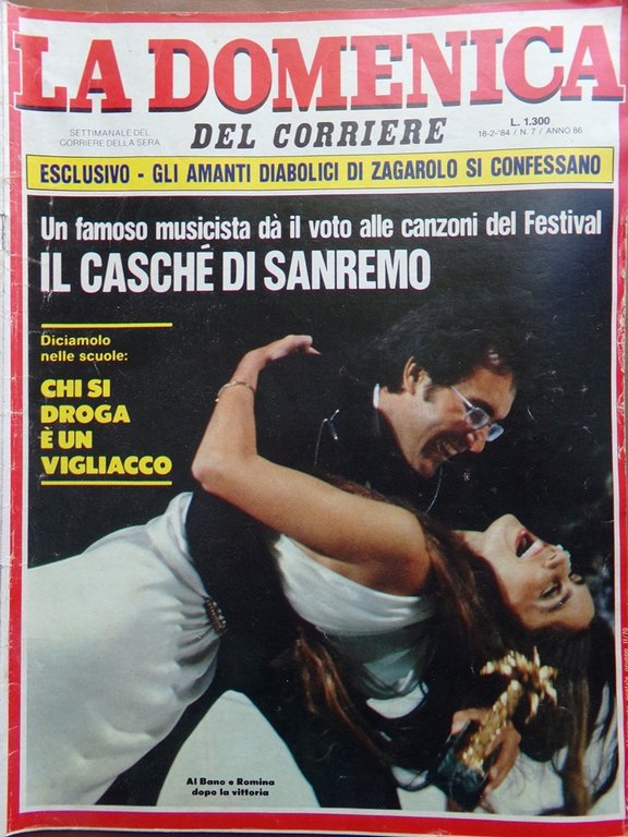 La Domenica del Corriere 18 Febbraio 1984 Sanremo Salerno Carr … | Immagine Gallery 1