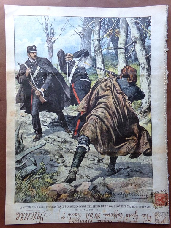 La Domenica del Corriere 18 Gennaio 1903 Reclame America Greenwich …