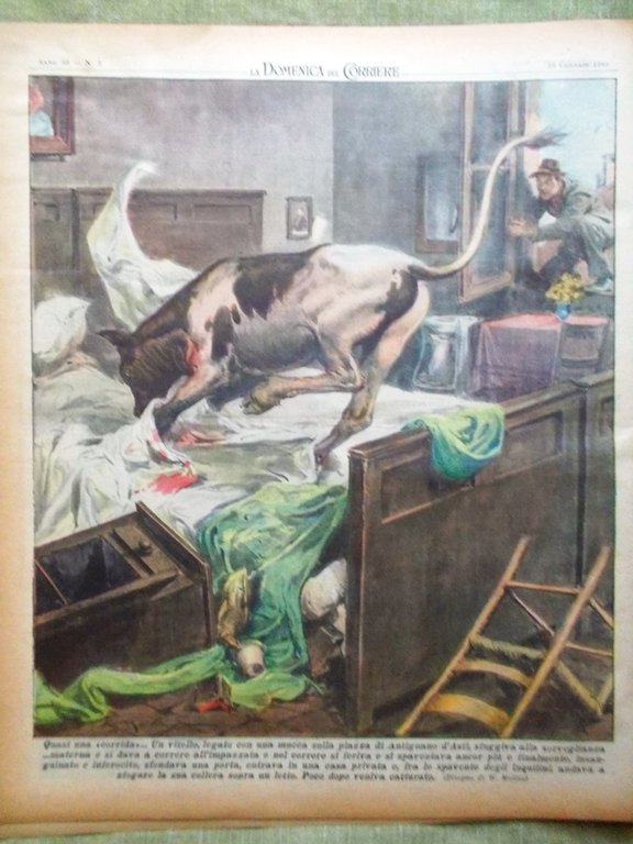 La Domenica del Corriere 18 Gennaio 1948 Palestina Fedora Olimpiadi …