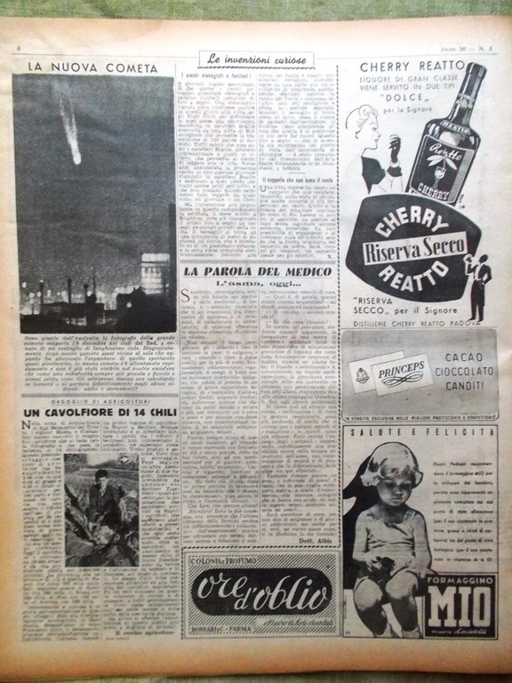 La Domenica del Corriere 18 Gennaio 1948 Palestina Fedora Olimpiadi …