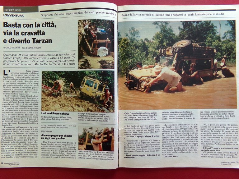 La Domenica del Corriere 18 Gennaio 1986 Beuron Rock Gheddafi …