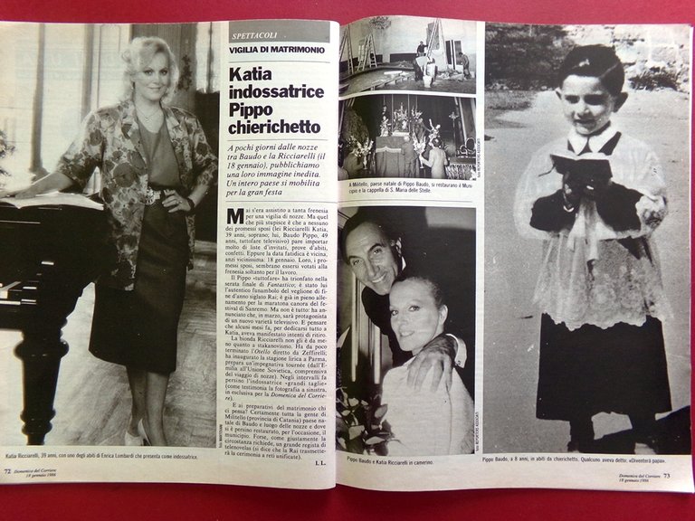 La Domenica del Corriere 18 Gennaio 1986 Beuron Rock Gheddafi …