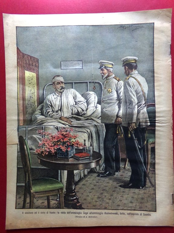 La Domenica del Corriere 18 Giugno 1905 Togo Monumenti Cellina … | Immagine Gallery 3