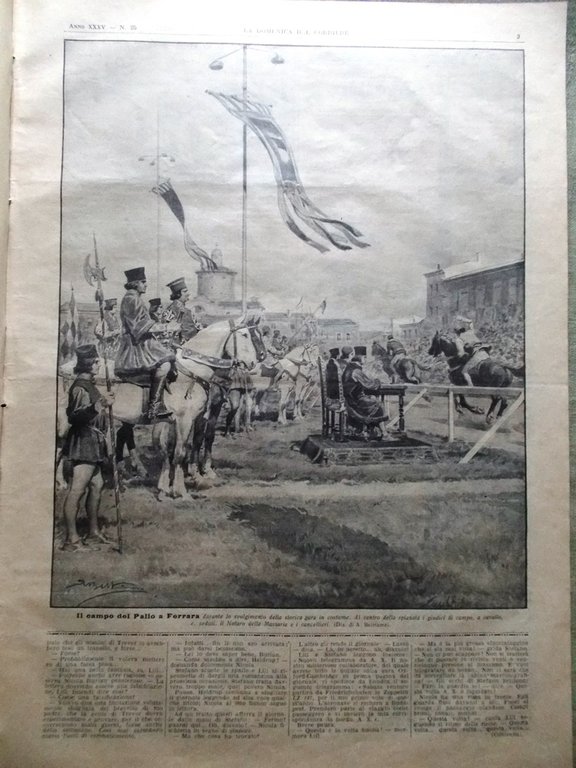 La Domenica del Corriere 18 Giugno 1933 Mussolini Patto Palio … | Immagine Gallery 2