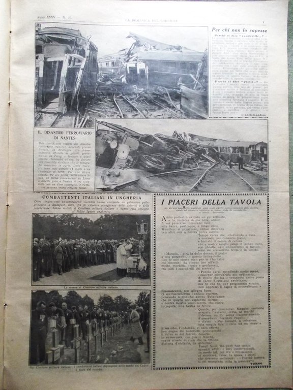 La Domenica del Corriere 18 Giugno 1933 Mussolini Patto Palio … | Immagine Gallery 4