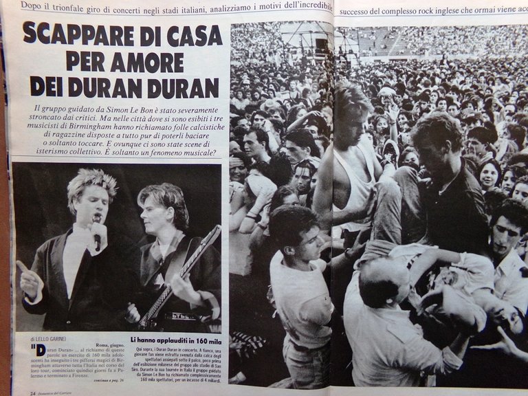 La Domenica del Corriere 18 Giugno 1987 Duran Charles Bergman …