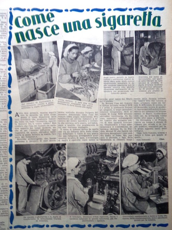 La Domenica del Corriere 18 Luglio 1943 WW2 Lavoro Sicilia …