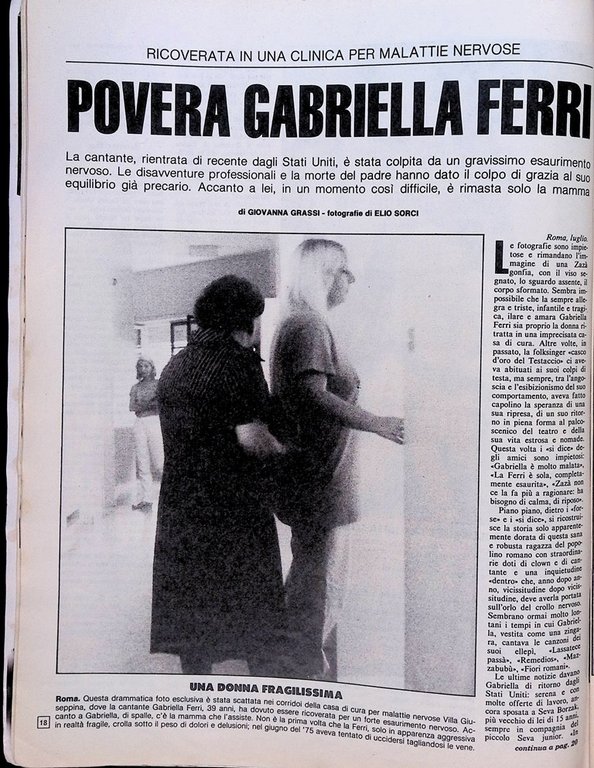 La Domenica del Corriere 18 Luglio 1981 Tragedia concerto Zero …