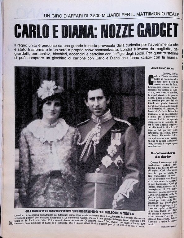 La Domenica del Corriere 18 Luglio 1981 Tragedia concerto Zero …
